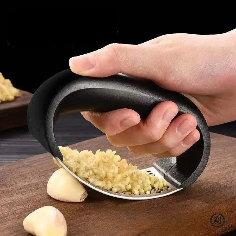 Kitchen Gadgets List - Stainless Steel Garlic Press Crusher Manual