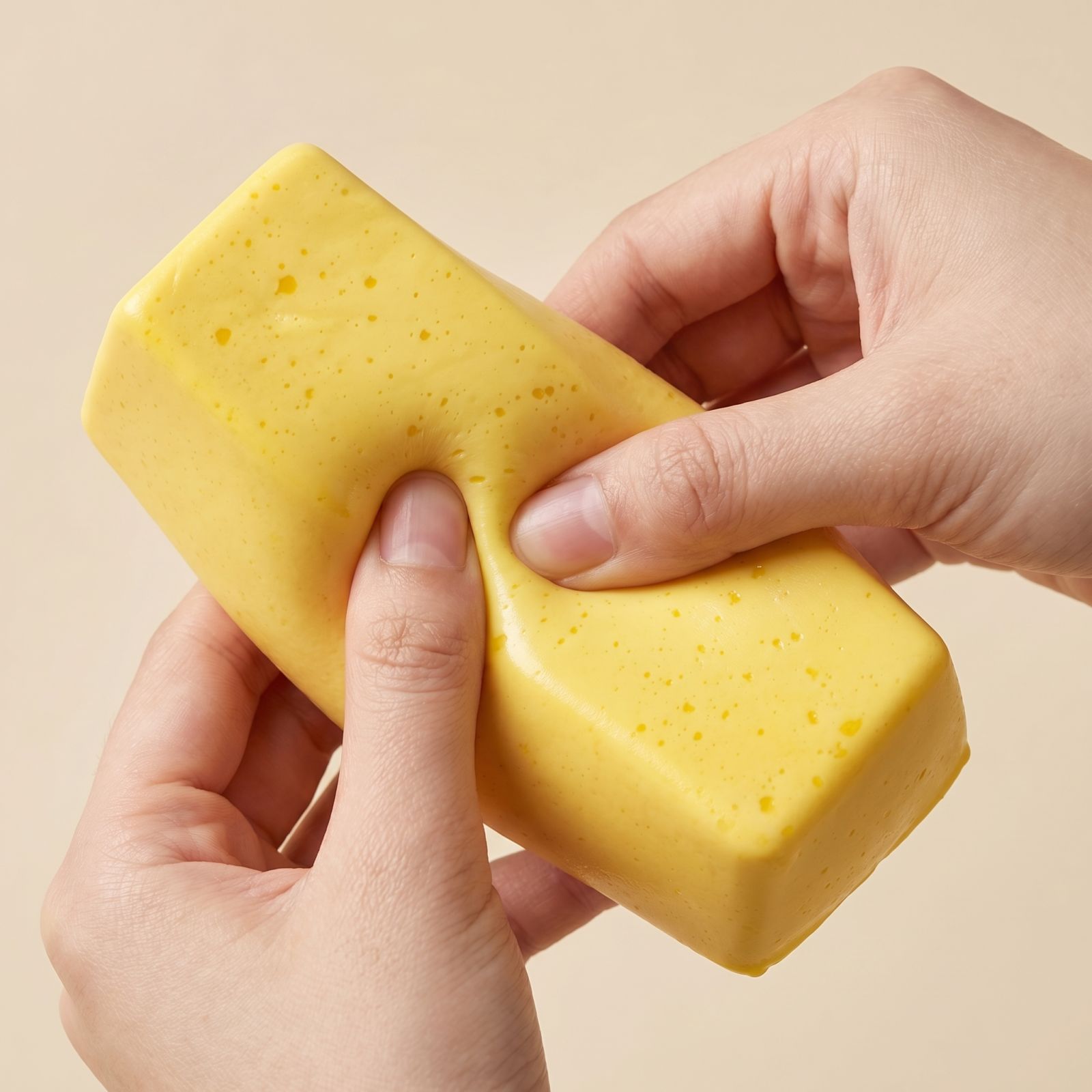 Kitchen Gadgets & Toys - Soft Mango Cheese Bar Squishy Anti