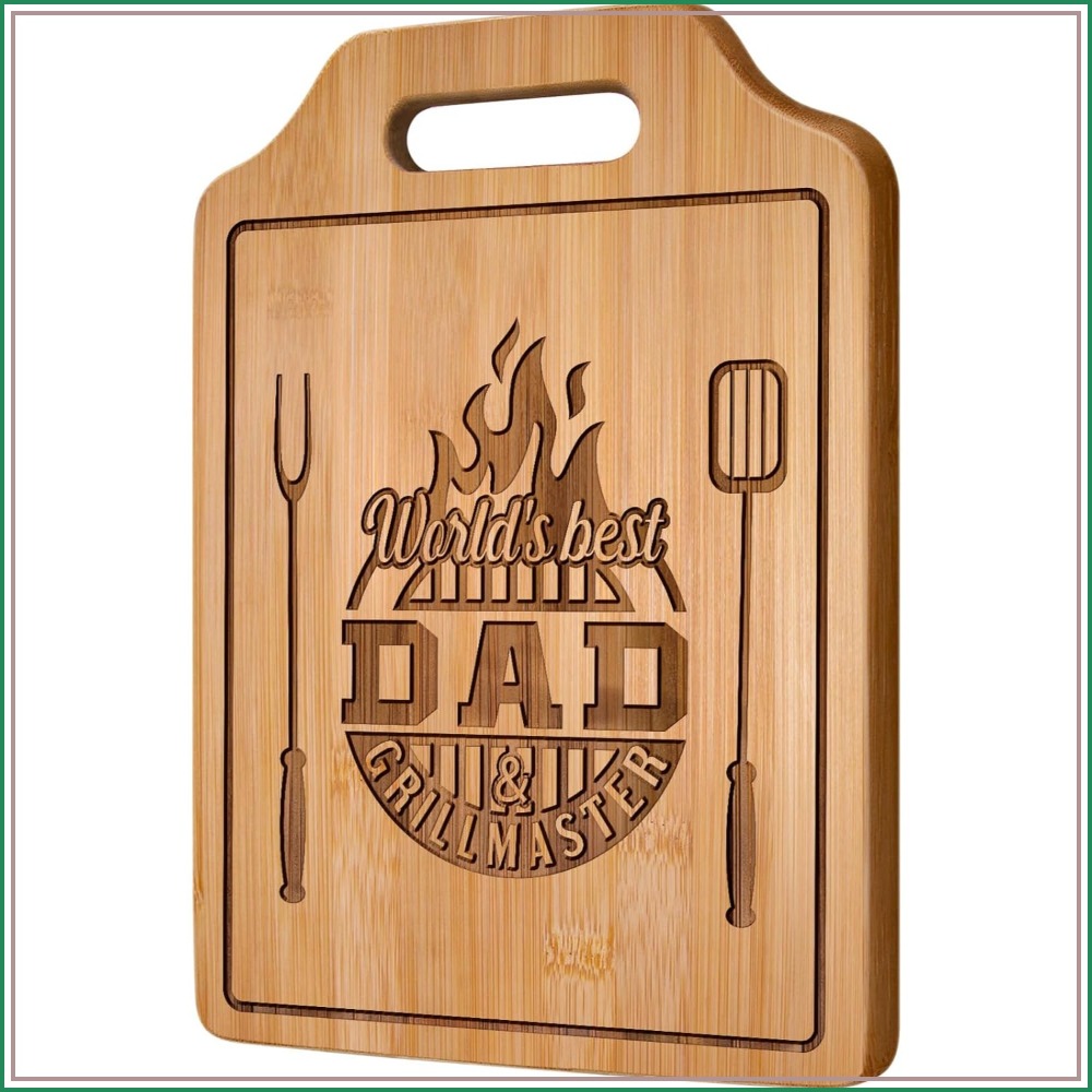 Bamboo Cutting Board - Engraved Bamboo Cutting Board - Gift