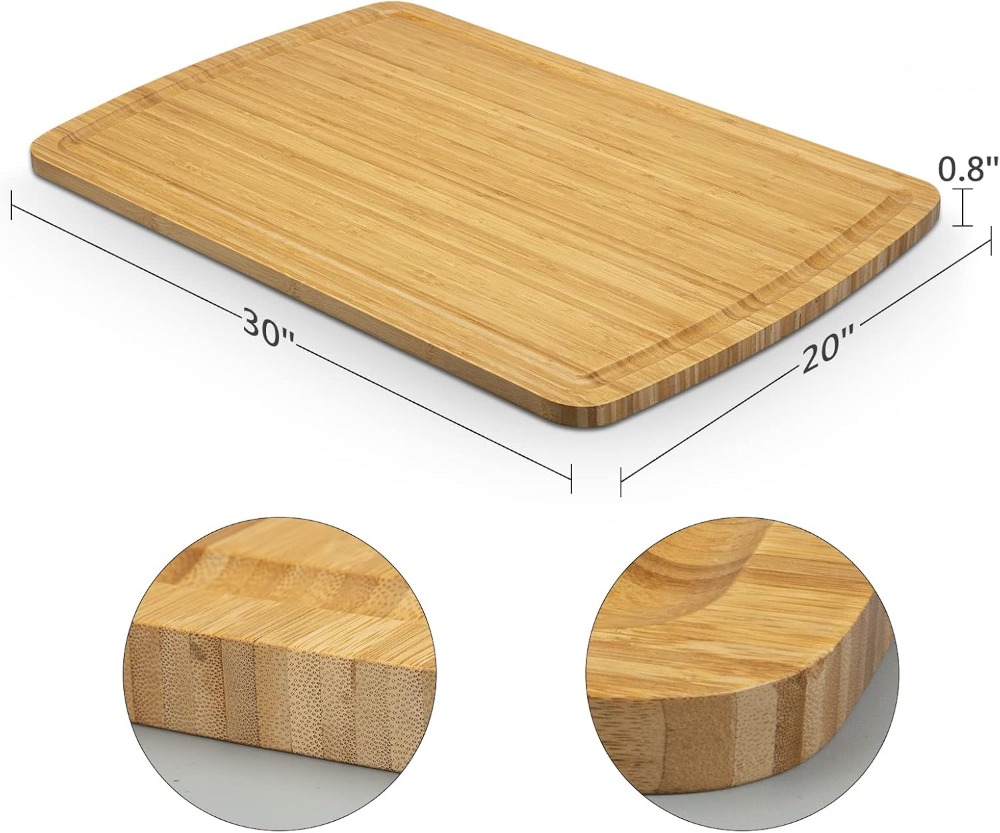 76 cm Extra Large Bamboo Cutti - Bamboo Cutting Board reseña y precio