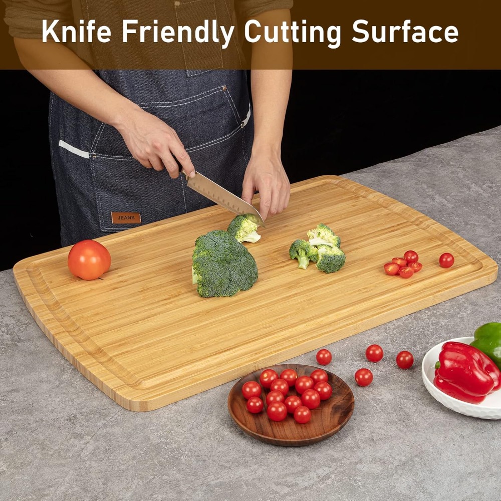 76 cm Extra Large Bamboo Cutti - Bamboo Cutting Board reseña y precio