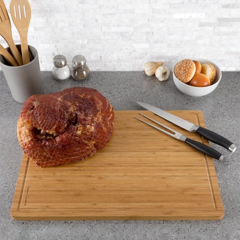 Extra-Large Bamboo Cutting/Ser - Bamboo Cutting Board reseña y precio