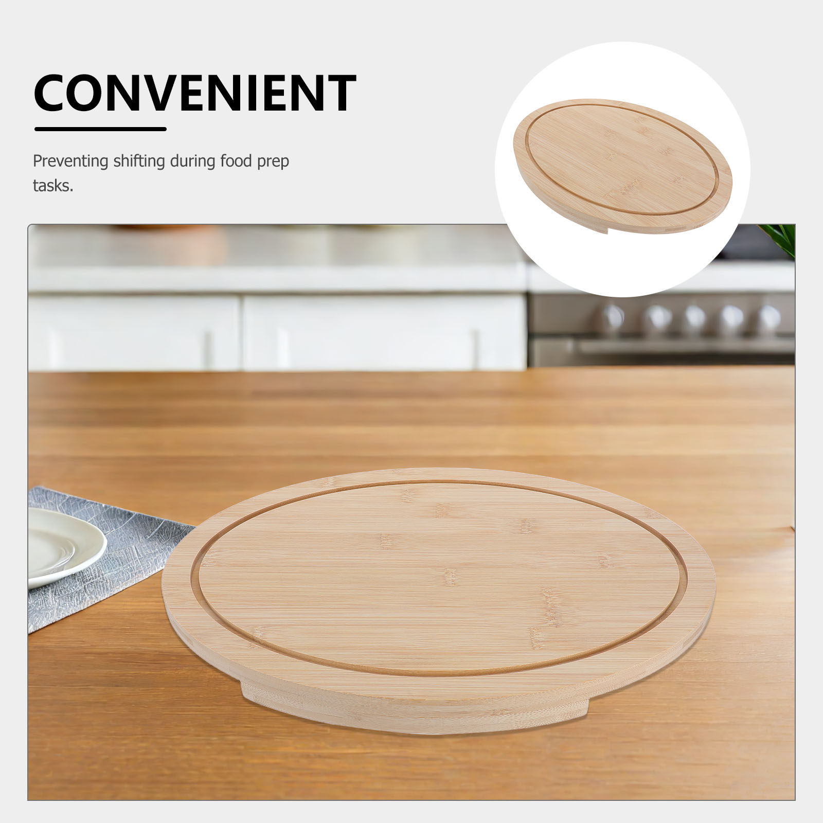 Bamboo Corner Cutting Board fo - Bamboo Cutting Board reseña y precio