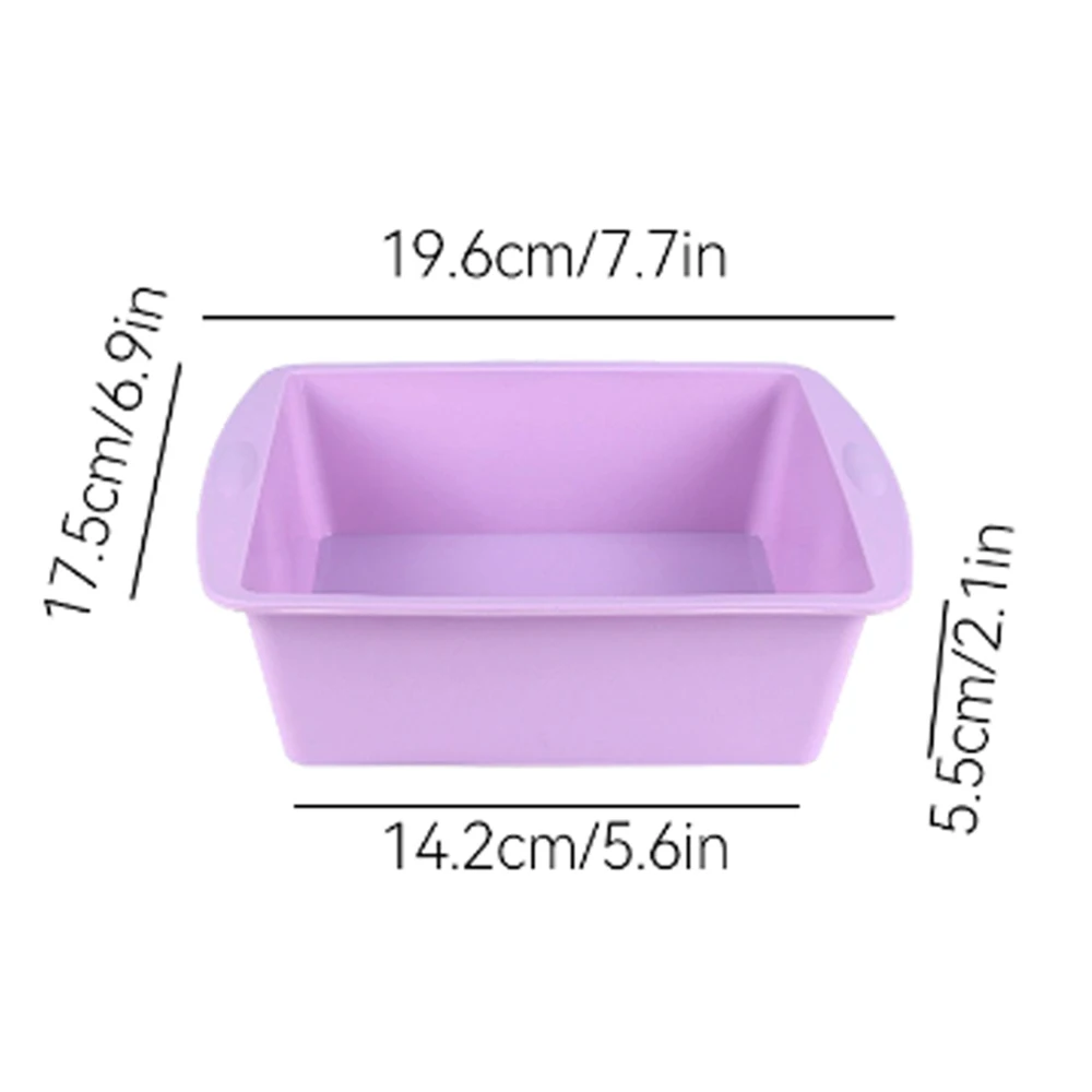 1/4Pcs Silicone Square Cake Mo - Kitchen Gadgets Worth Buying reseña y precio