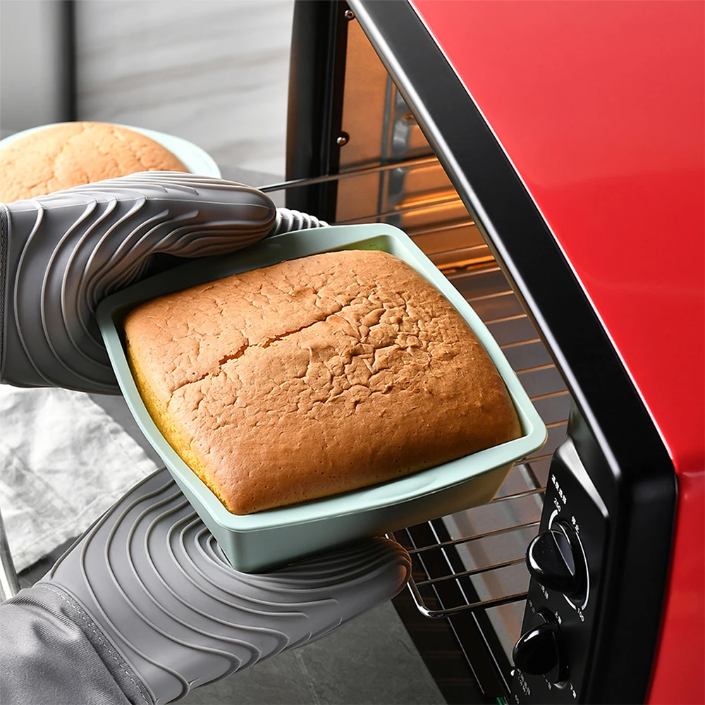 1/4Pcs Silicone Square Cake Mo - Kitchen Gadgets Worth Buying reseña y precio