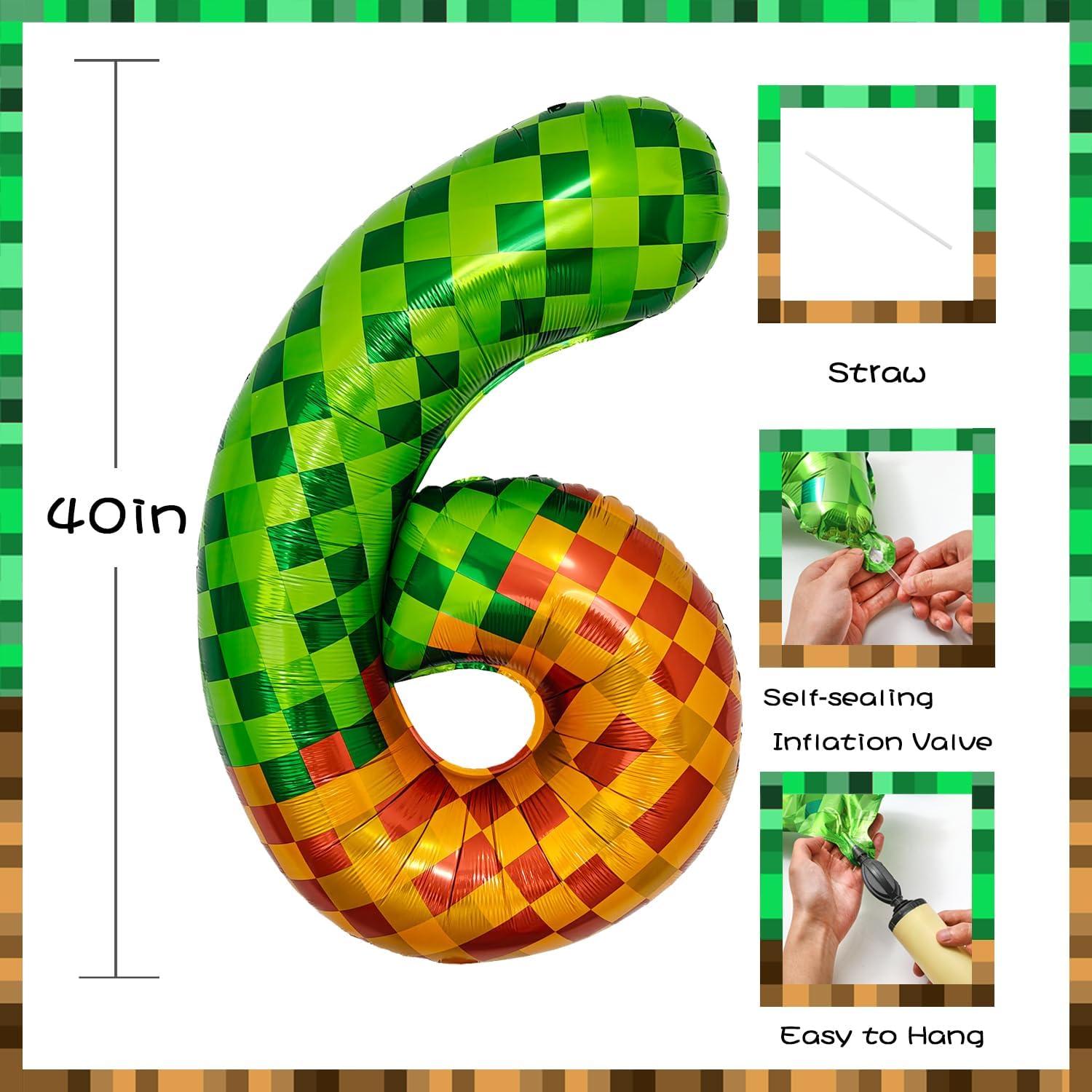 Pixel Miner Balloons 40 Inch N - Kitchen Gadgets Videos reseña y precio