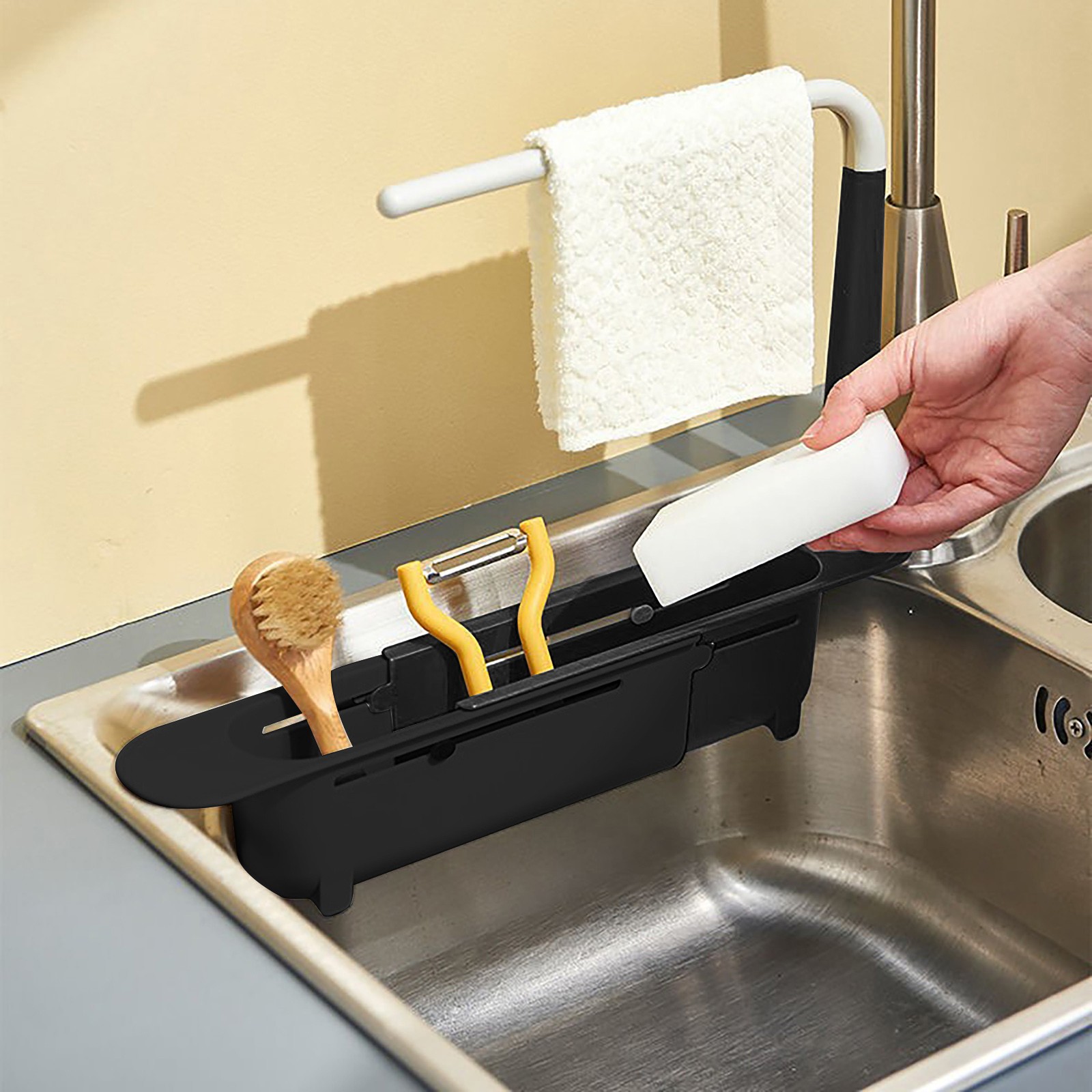 elescopic Sink Shelf Drainer R - Kitchen Gadgets List reseña y precio
