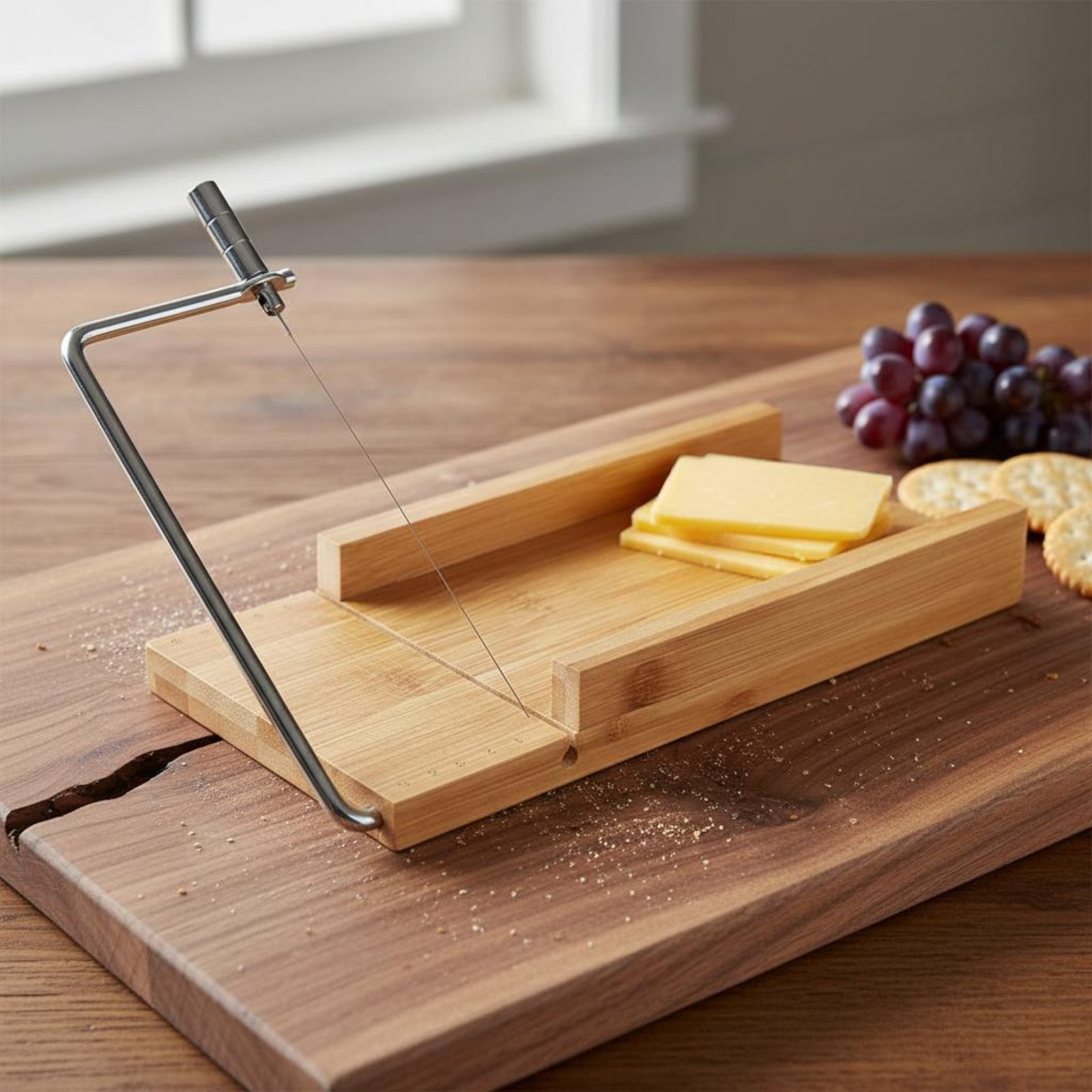 Wire Cutter Board Cuts Smoothl - Bamboo Cutting Board reseña y precio