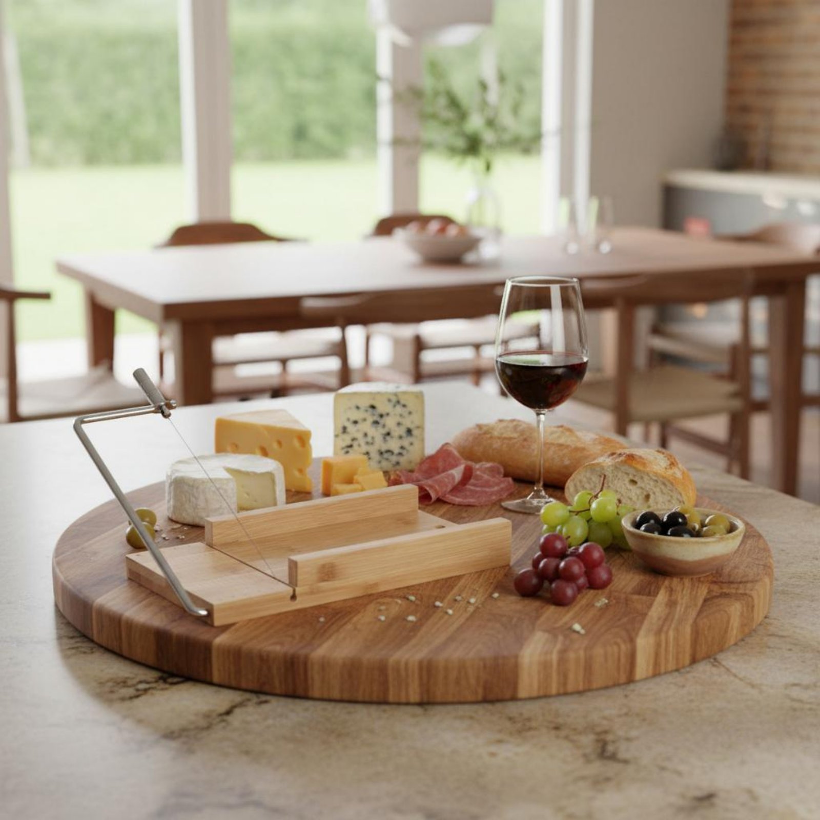 Wire Cutter Board Cuts Smoothl - Bamboo Cutting Board reseña y precio