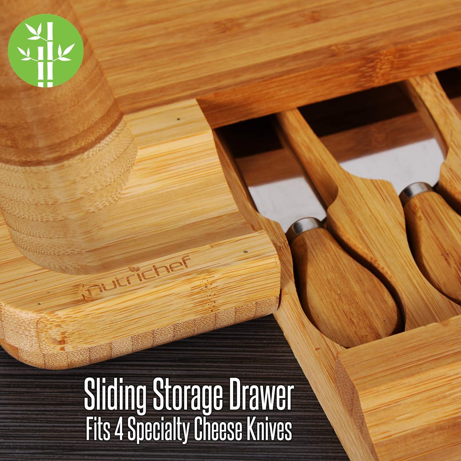 Bamboo Cheese Cutting Board Se - Bamboo Cutting Board reseña y precio