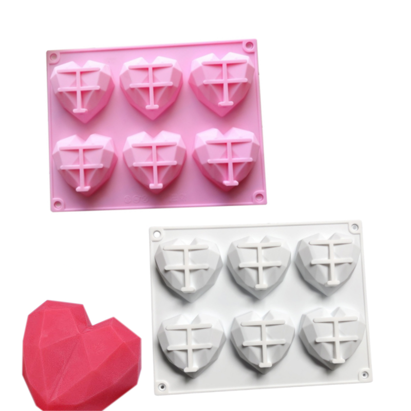 3D 6 Cavity Diamond Love Silic - Kitchen Gadgets Worth Buying reseña y precio