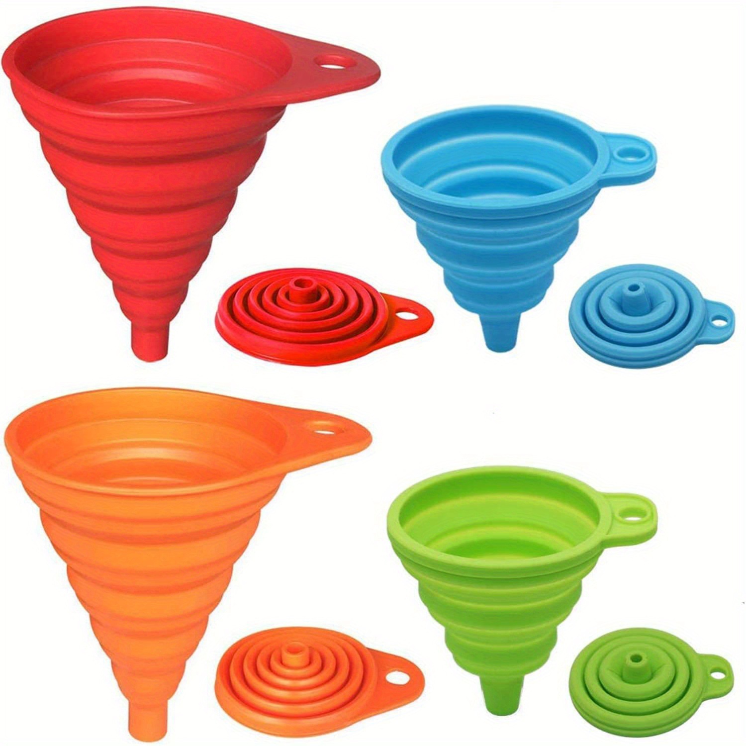 1/2/4PCS Silicone Collapsible  - Kitchen Gadgets Worth Buying reseña y precio