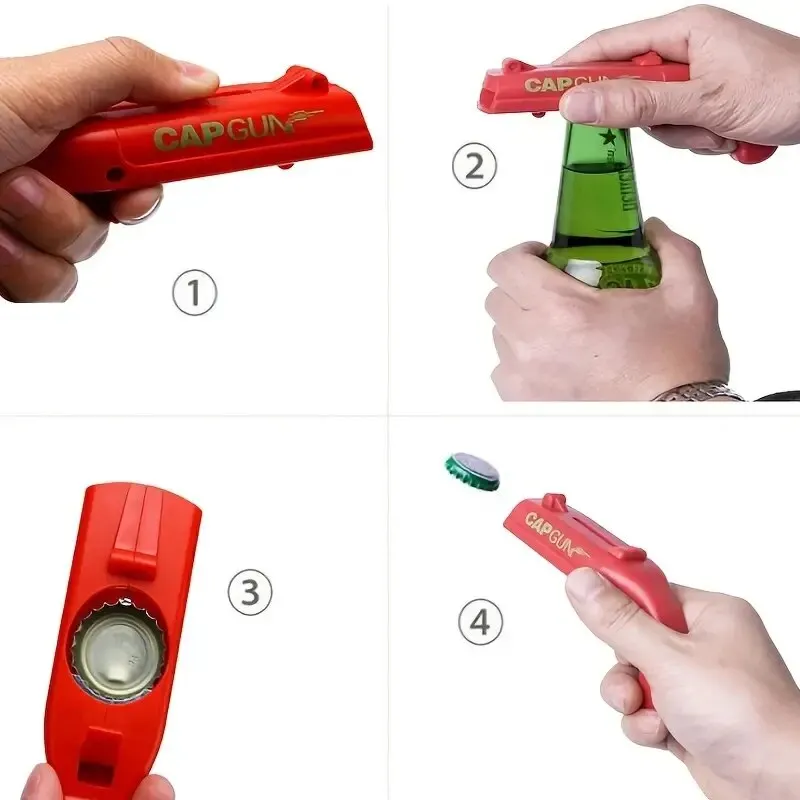 Beer Opener Bottle Flying Cap  - Kitchen Gadgets & Toys reseña y precio