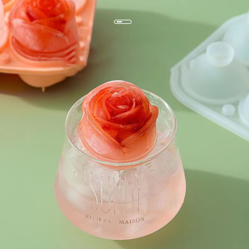 3D Rose Ice Molds 4 Holes Ice  - Kitchen Gadgets Worth Buying reseña y precio