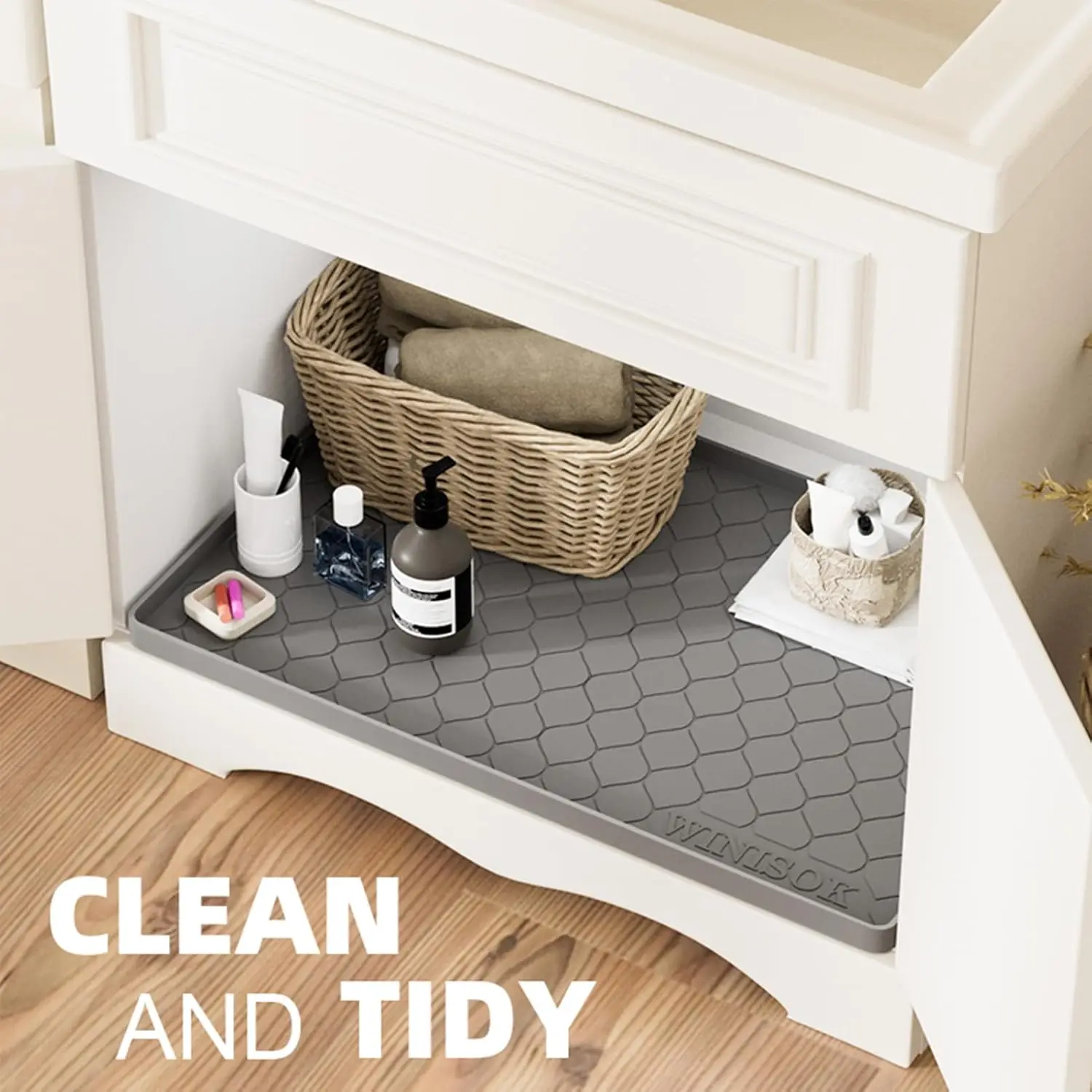 Silicone Under Sink Mat 34' x  - Kitchen Gadgets Essential reseña y precio