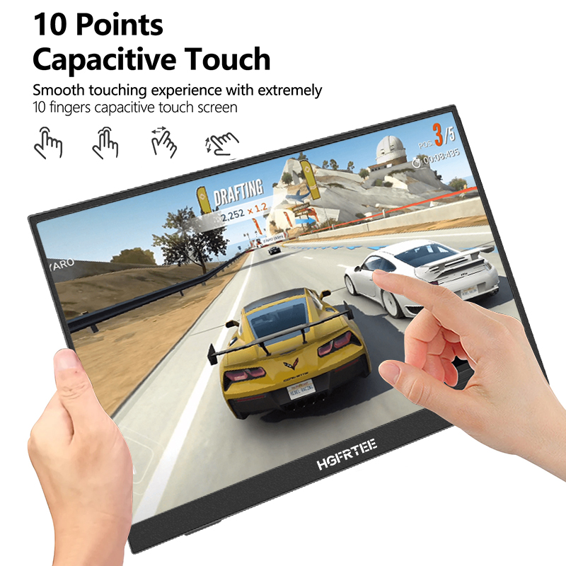 HGFRTEE 14.1inch Portable Moni - Kitchen Gadgets Videos reseña y precio