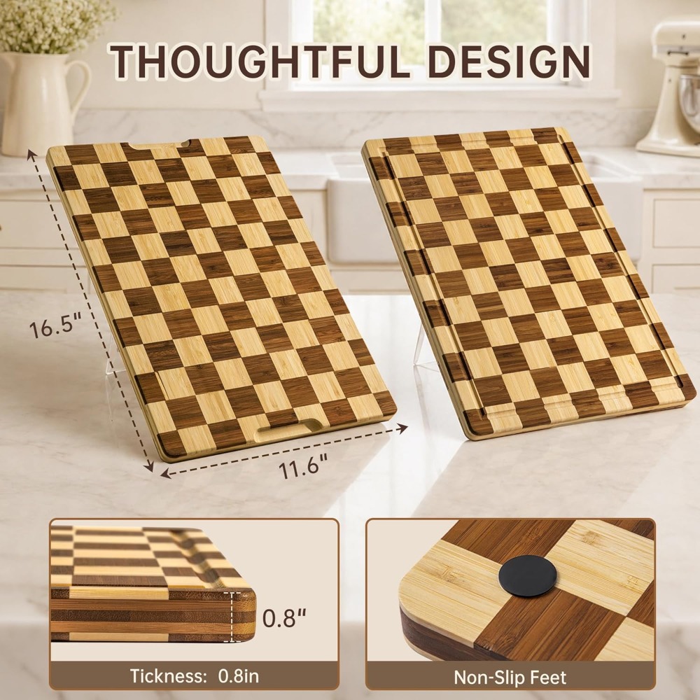 Bamboo Cutting Board for Kitch - Bamboo Cutting Board reseña y precio