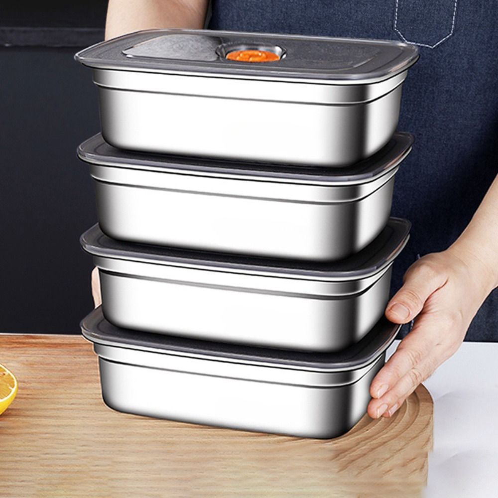 Stainless Steel Lunch Box Bent - Kitchen Gadgets List reseña y precio