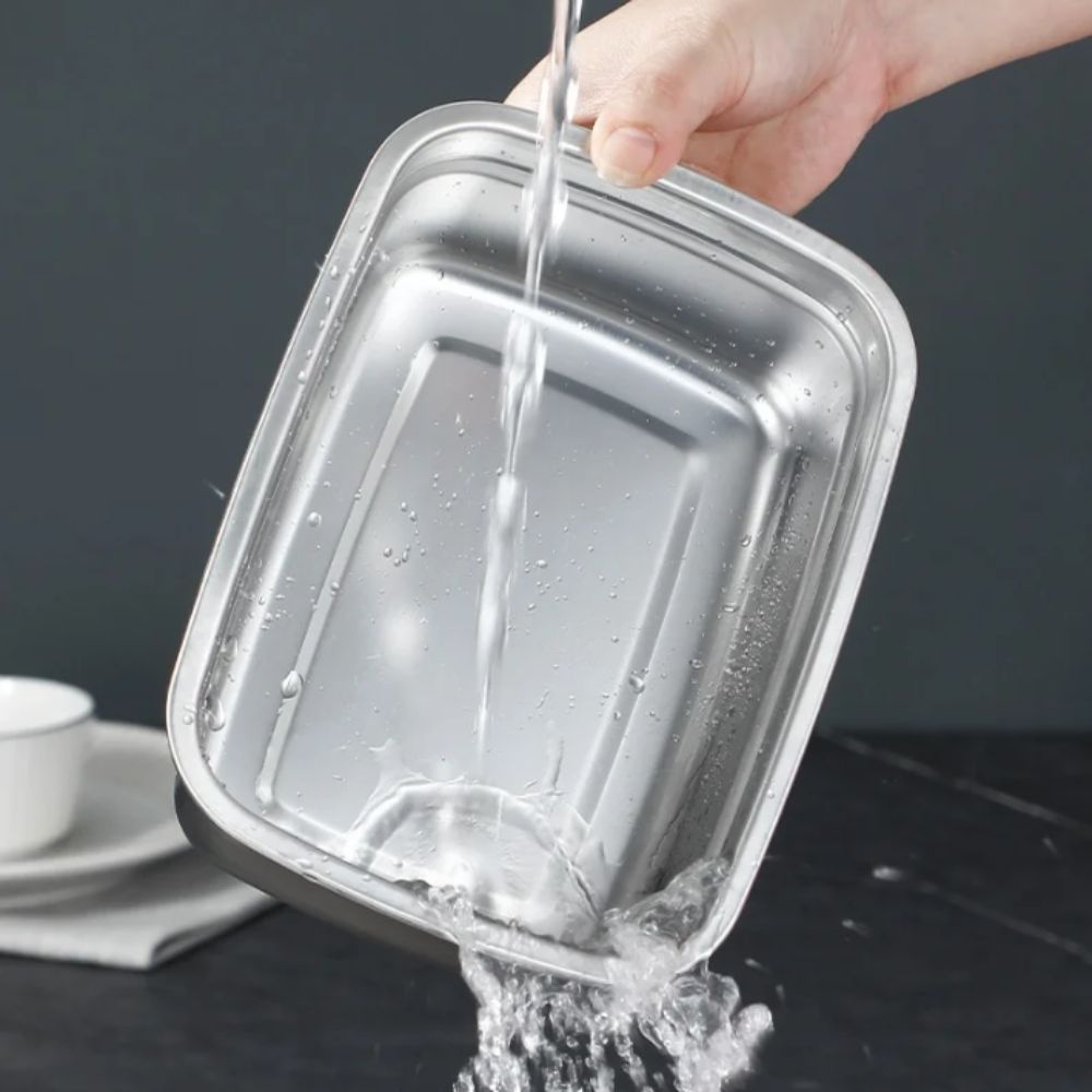 Stainless Steel Lunch Box Bent - Kitchen Gadgets List reseña y precio