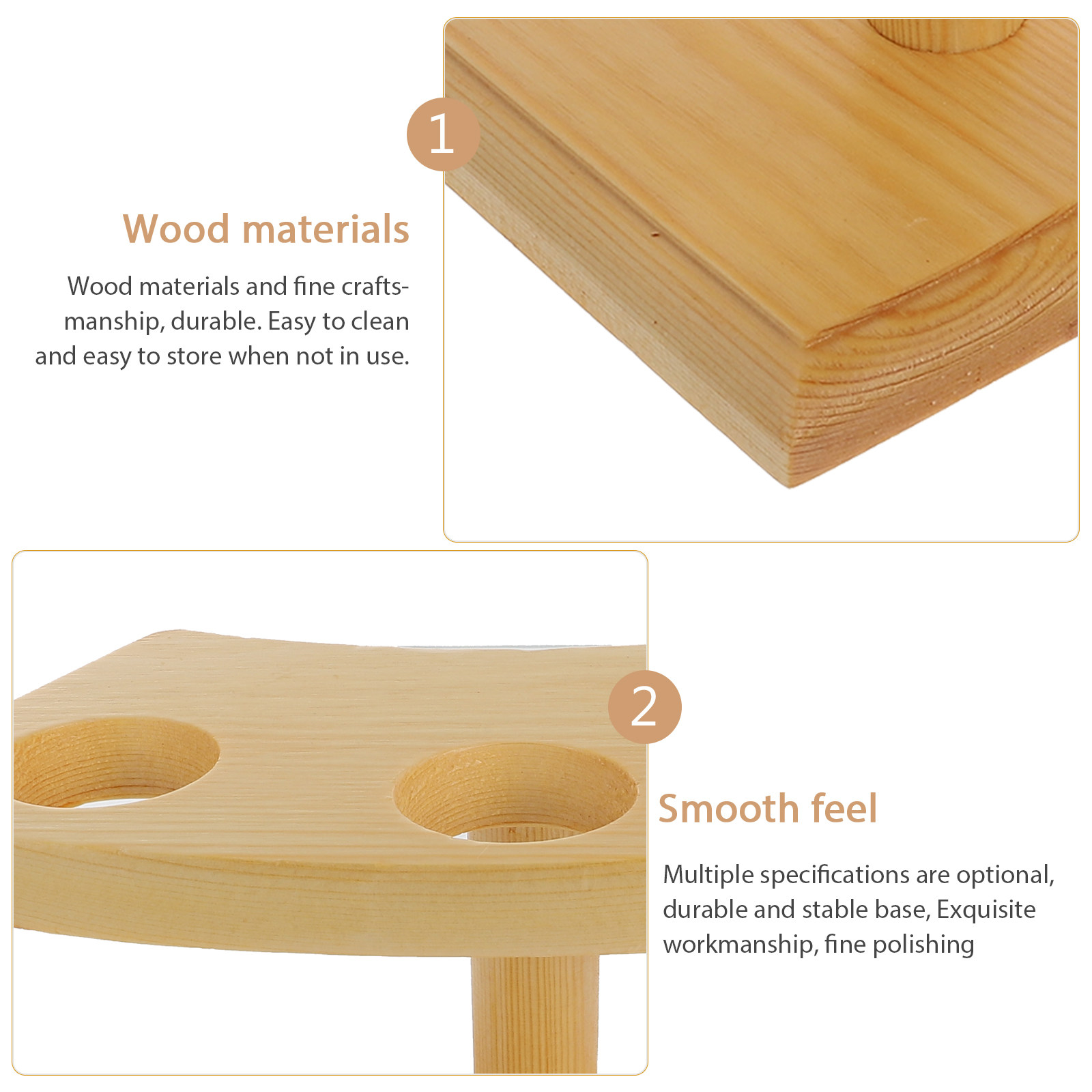 Premium Solid Wood Cone Stand  - Kitchen Gadgets Essential reseña y precio