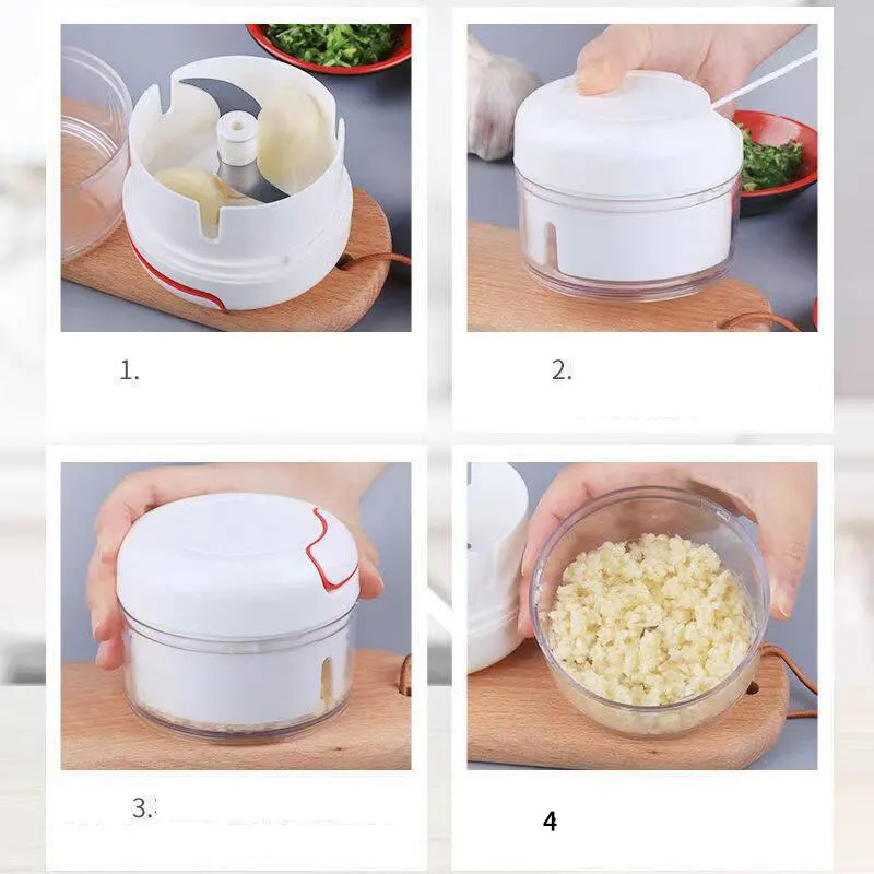 Plastic Garlic Crusher Press V - Kitchen Gadgets List reseña y precio