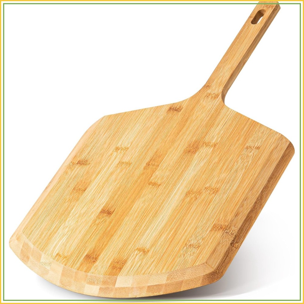 Natural Bamboo Pizza Peel 16 I - Bamboo Cutting Board reseña y precio