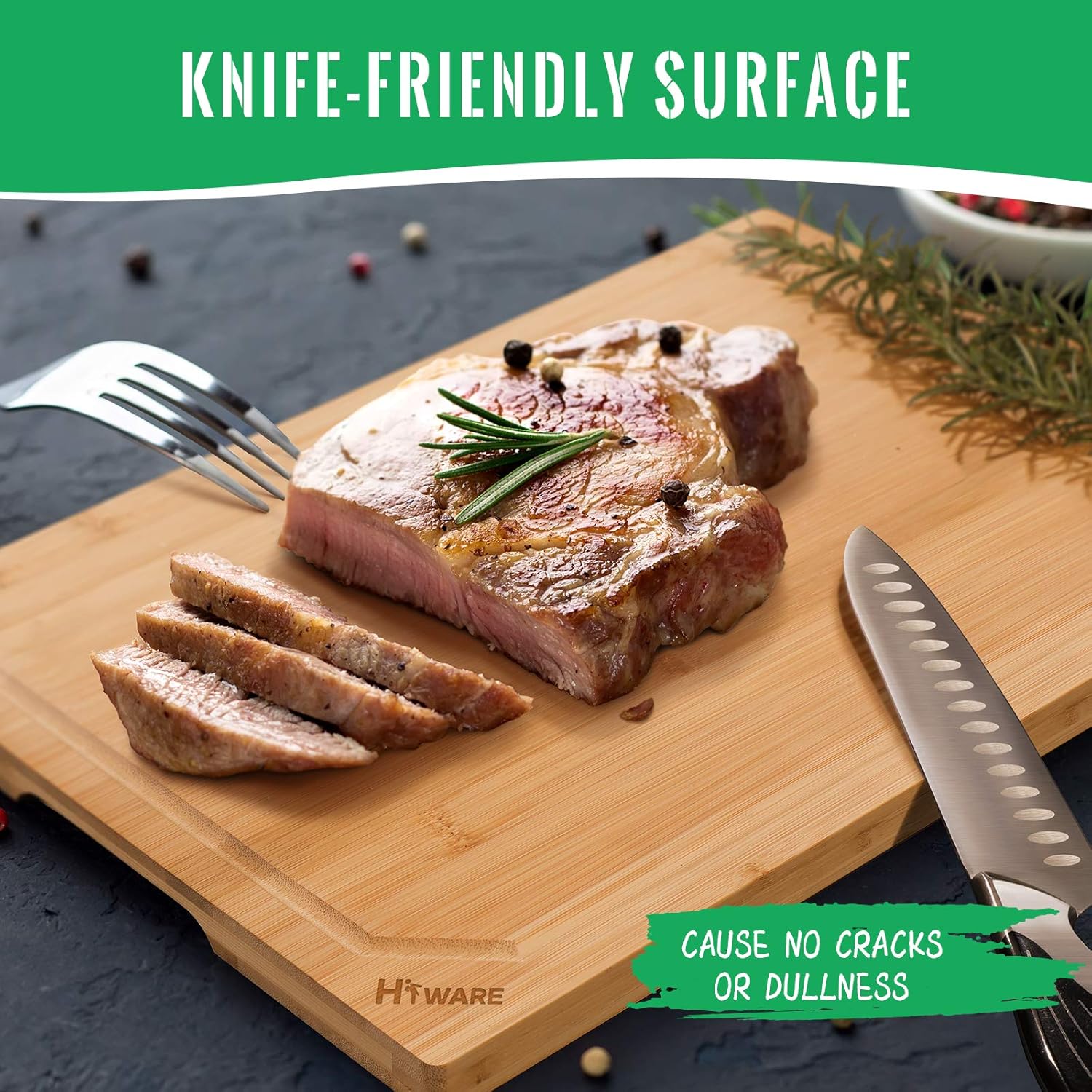 Bamboo Cutting Board for Kitch - Bamboo Cutting Board reseña y precio
