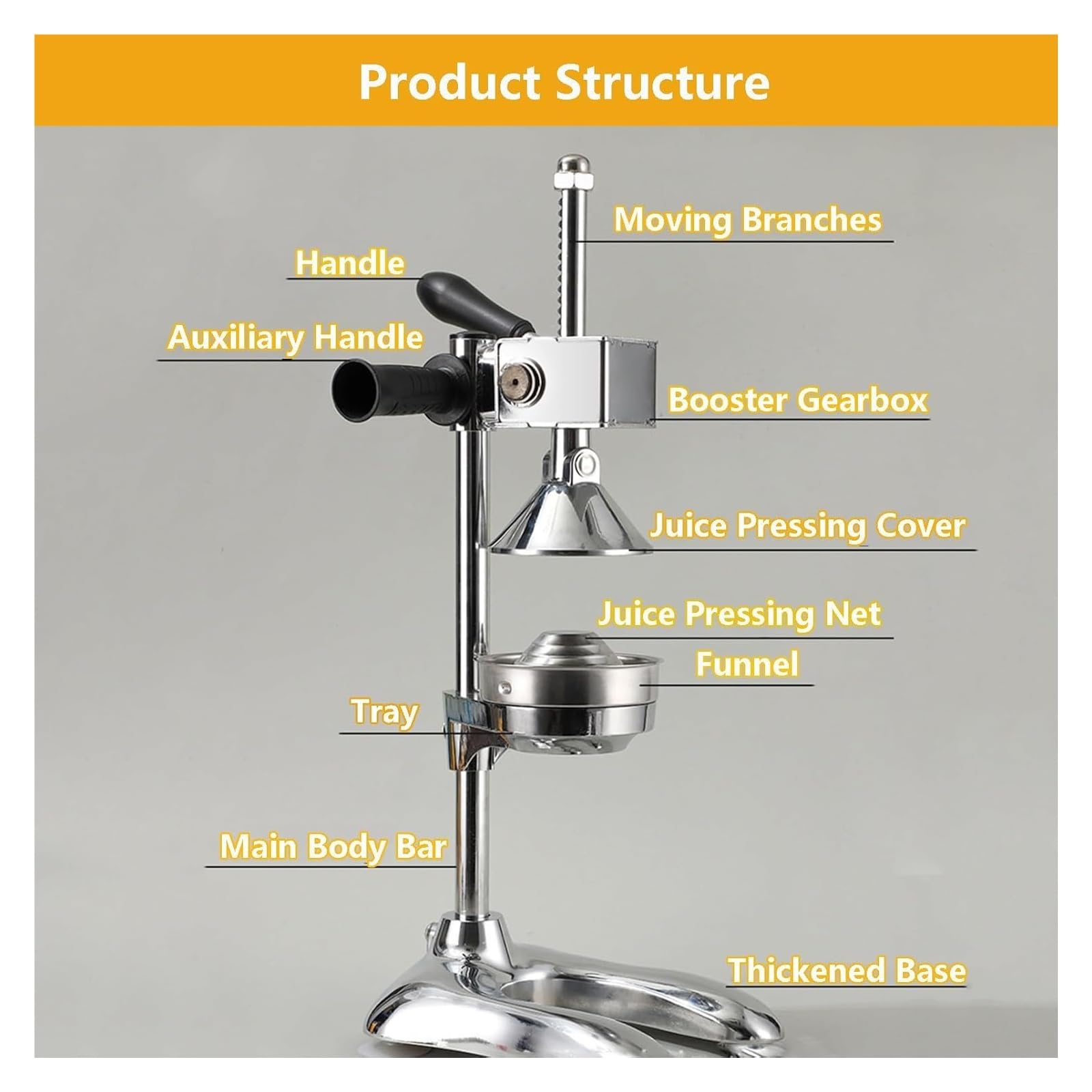 Hand Press Cast Iron Citrus Ju - Kitchen Gadgets Juicer reseña y precio