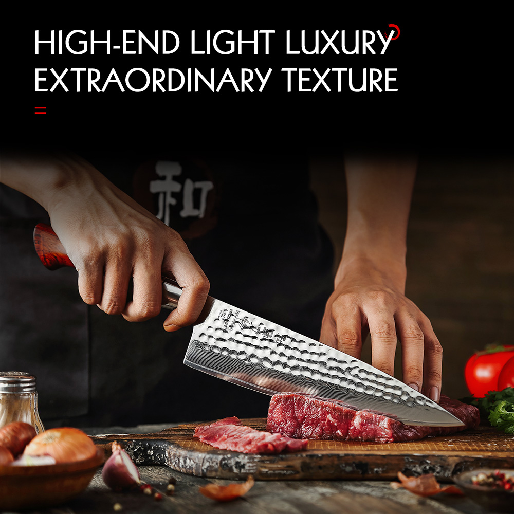 HEZHEN 8.5 Inch Chef Knife 73  - Kitchen Gadgets List reseña y precio