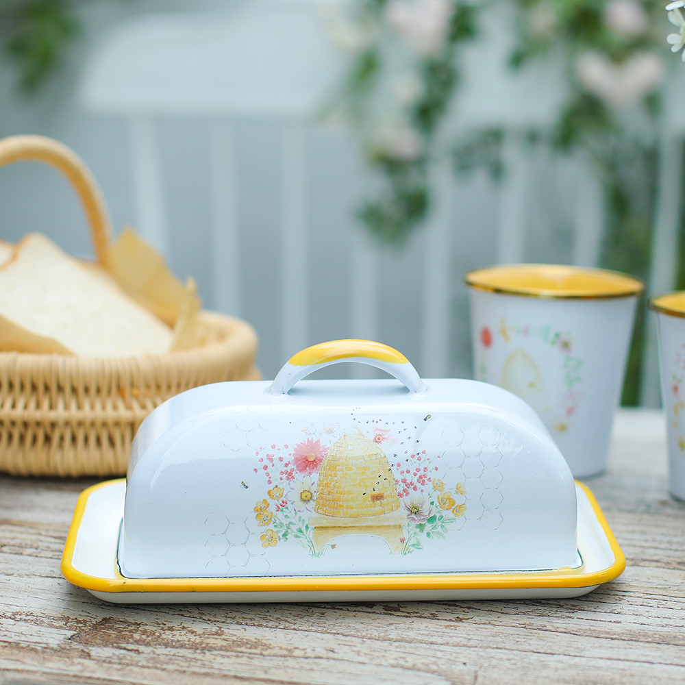 Menschy Enamel Butter Dish Che - Kitchen Gadgets Worth Buying reseña y precio