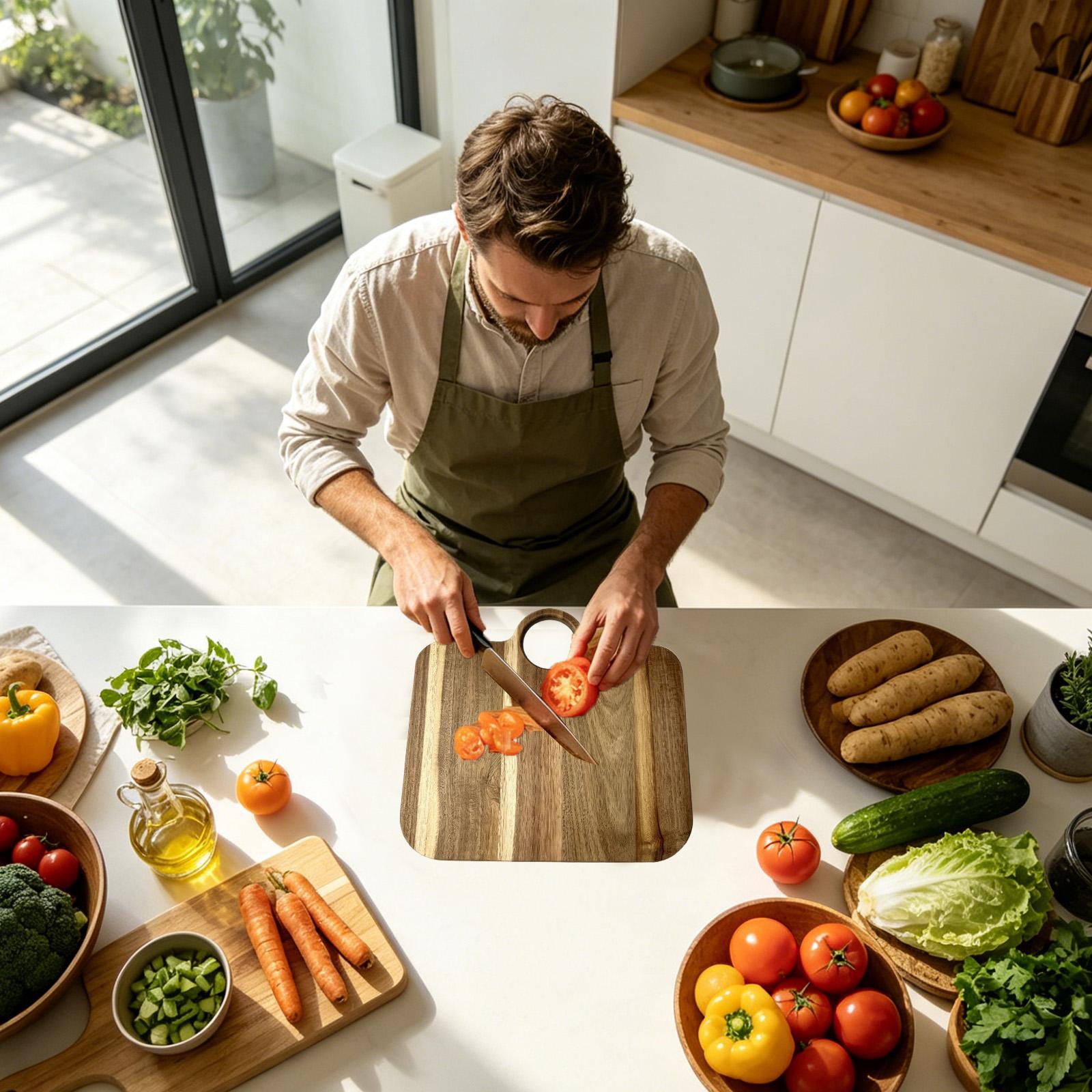 Chopping Board Bag Shape Non-S - Bamboo Cutting Board reseña y precio