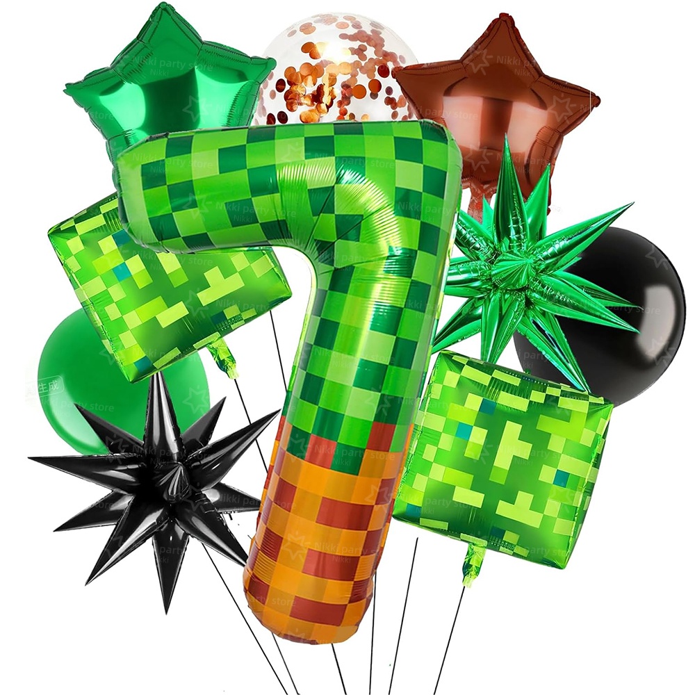 Pixel Miner Number Foil Balloo - Kitchen Gadgets Videos reseña y precio