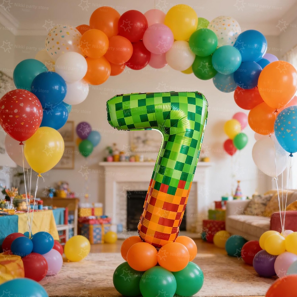 Pixel Miner Number Foil Balloo - Kitchen Gadgets Videos reseña y precio