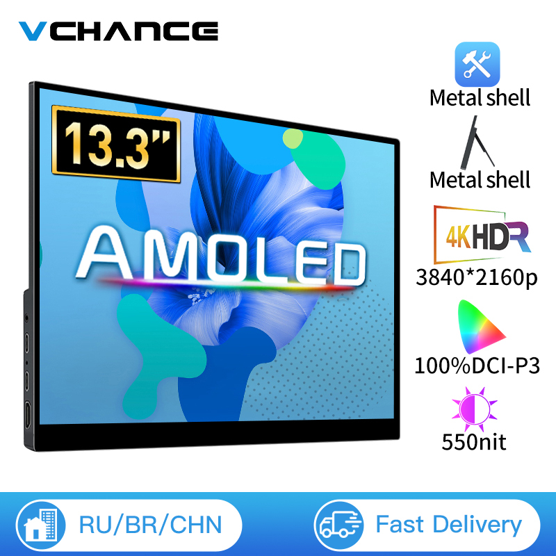 VCHANCE 13.3 Inch 4K OLED Port - Kitchen Gadgets Videos reseña y precio