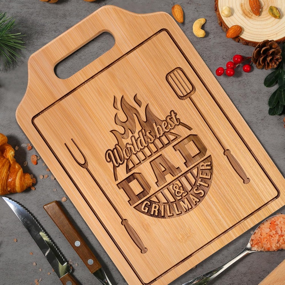 Engraved Bamboo Cutting Board  - Bamboo Cutting Board reseña y precio