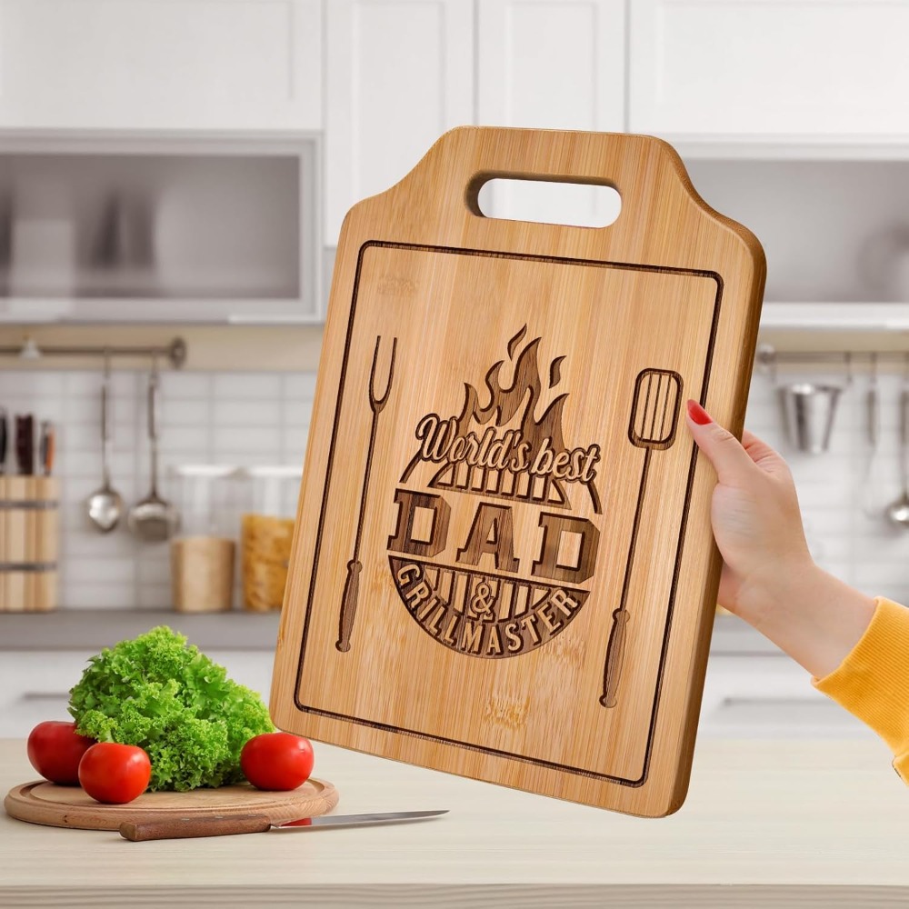 Engraved Bamboo Cutting Board  - Bamboo Cutting Board reseña y precio